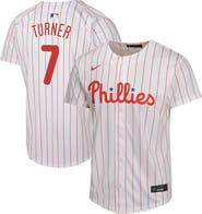 Nike Youth Nike Trea Turner White Philadelphia Phillies Home Game Player Jersey