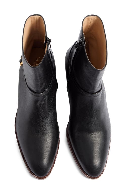 Valentino Garavani Man Ankle Boots Black Size 12 Leather