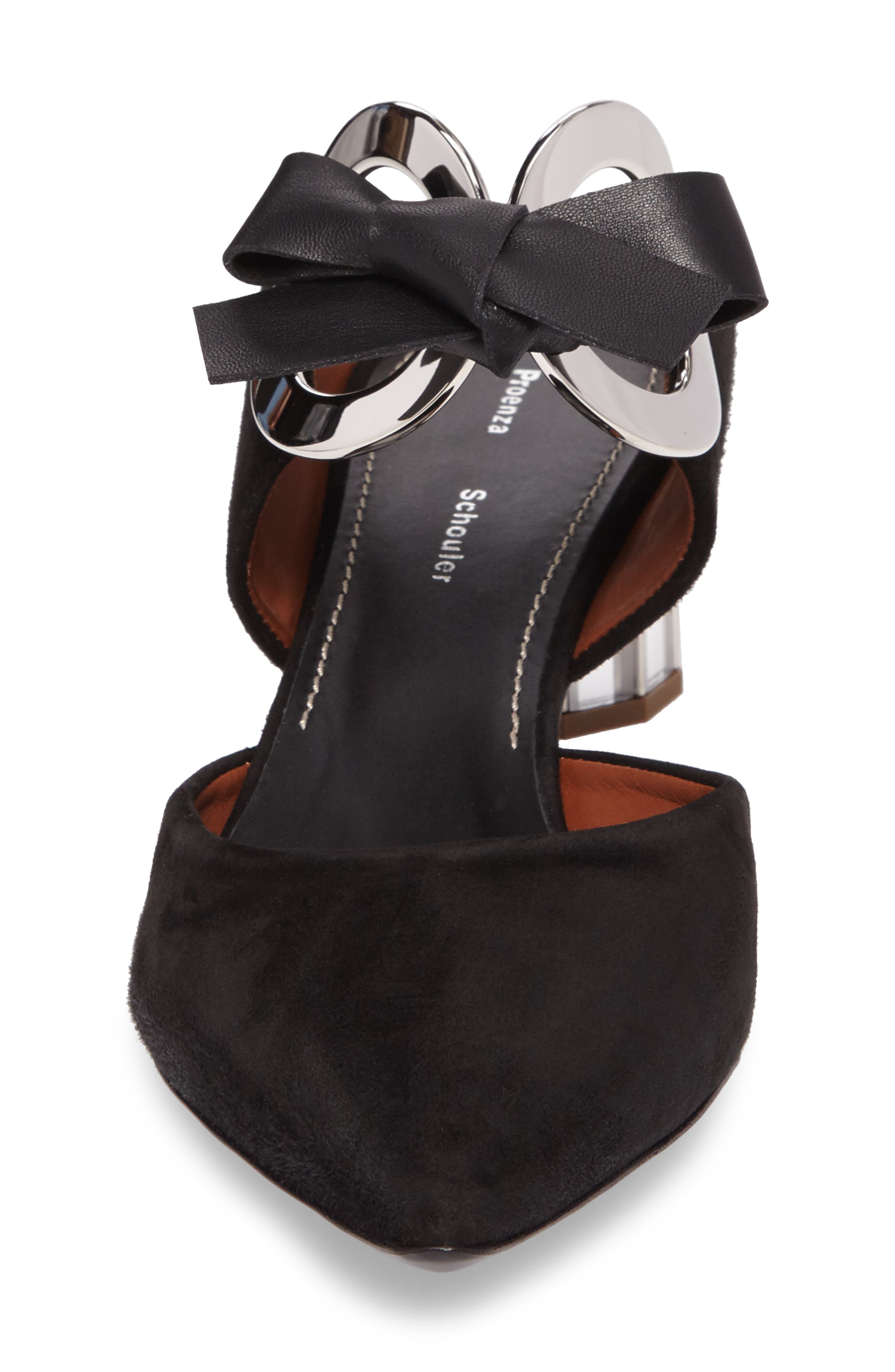 Proenza Schouler Ring Tie Pointy Toe Pump, Alternate, color, 