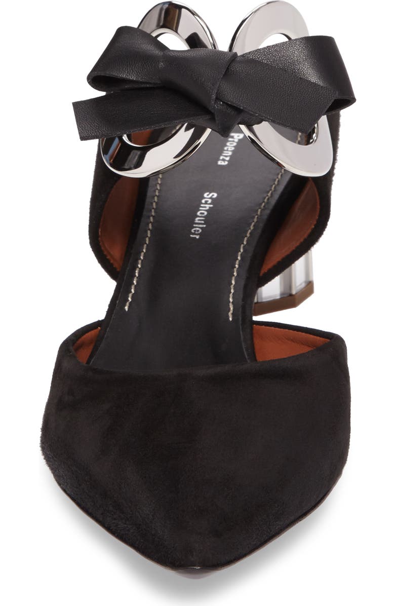 Proenza Schouler Ring Tie Pointy Toe Pump, Alternate, color,