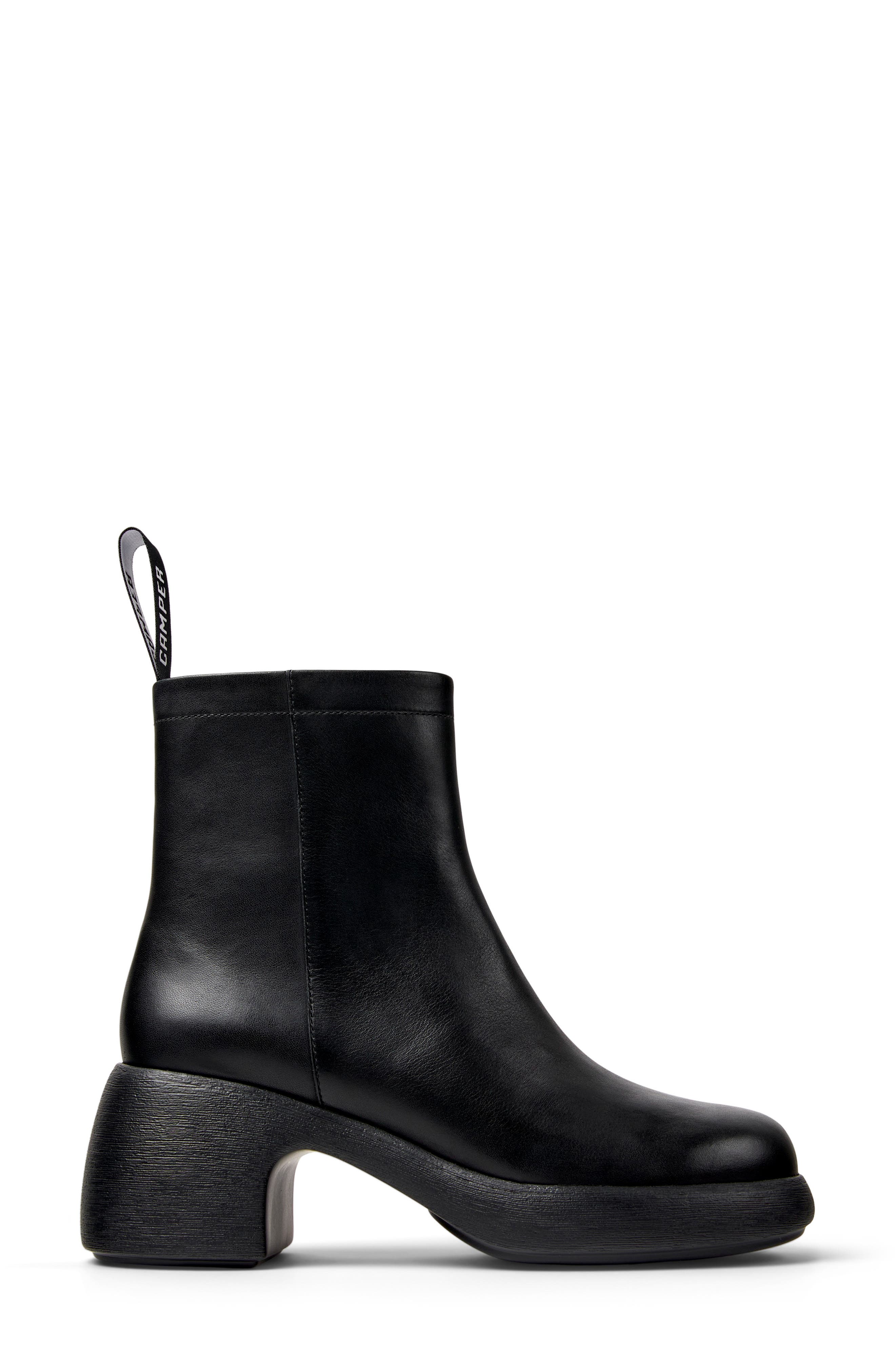 Camper Thelma Platform Bootie, Alternate, color, Black