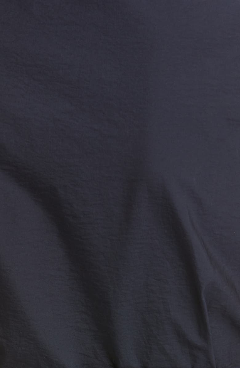 Brunello Cucinelli Pleated Crinkle Cotton Blend Wrap Dress, Alternate, color,