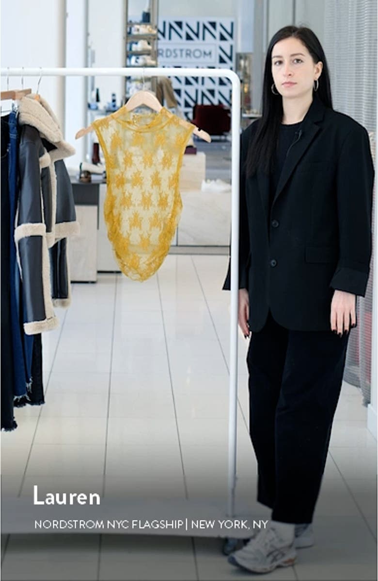 Nice Try Sheer Lace Tank, sales video thumbnail