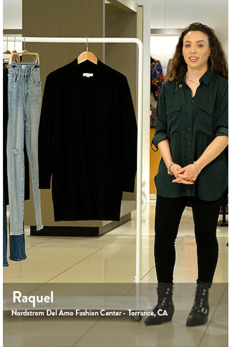 Shawl Collar Cashmere Cardigan video