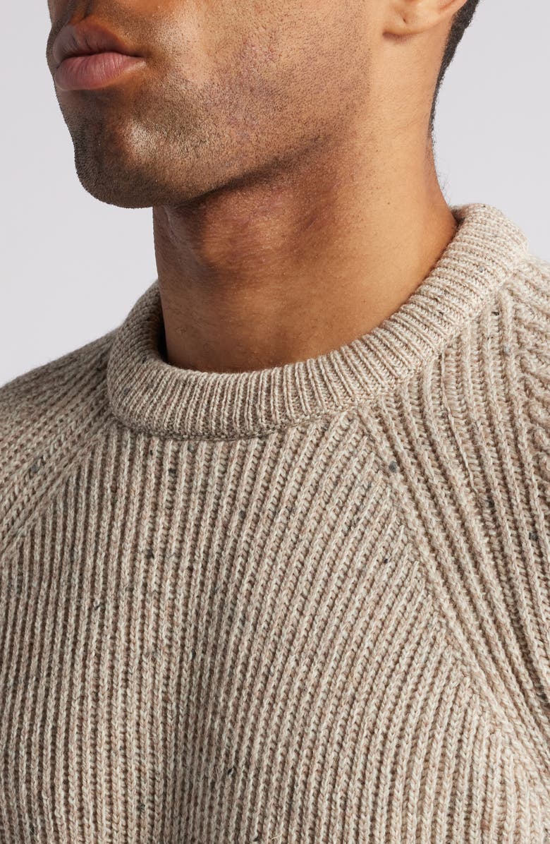 PEREGRINE Ford Wool Fisherman Sweater, Alternate, color, 