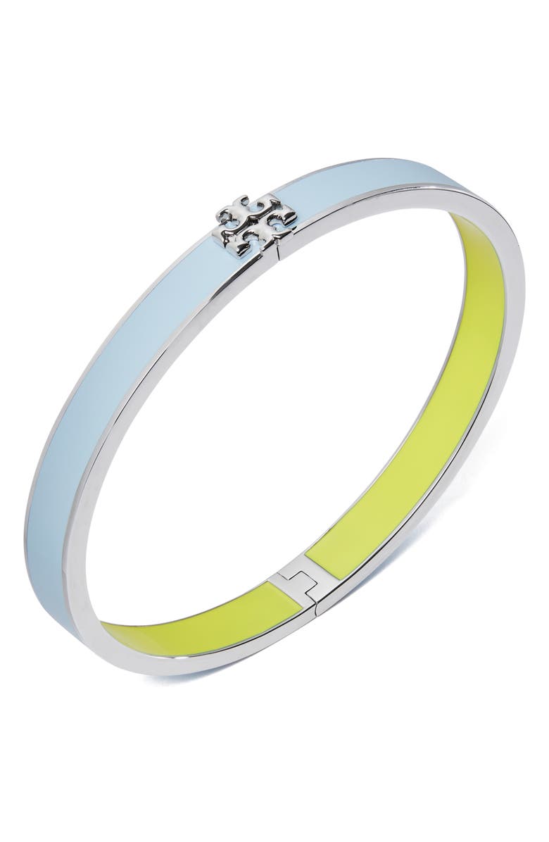Tory Burch Kira Enamel Hinge Bracelet, Alternate, color, 