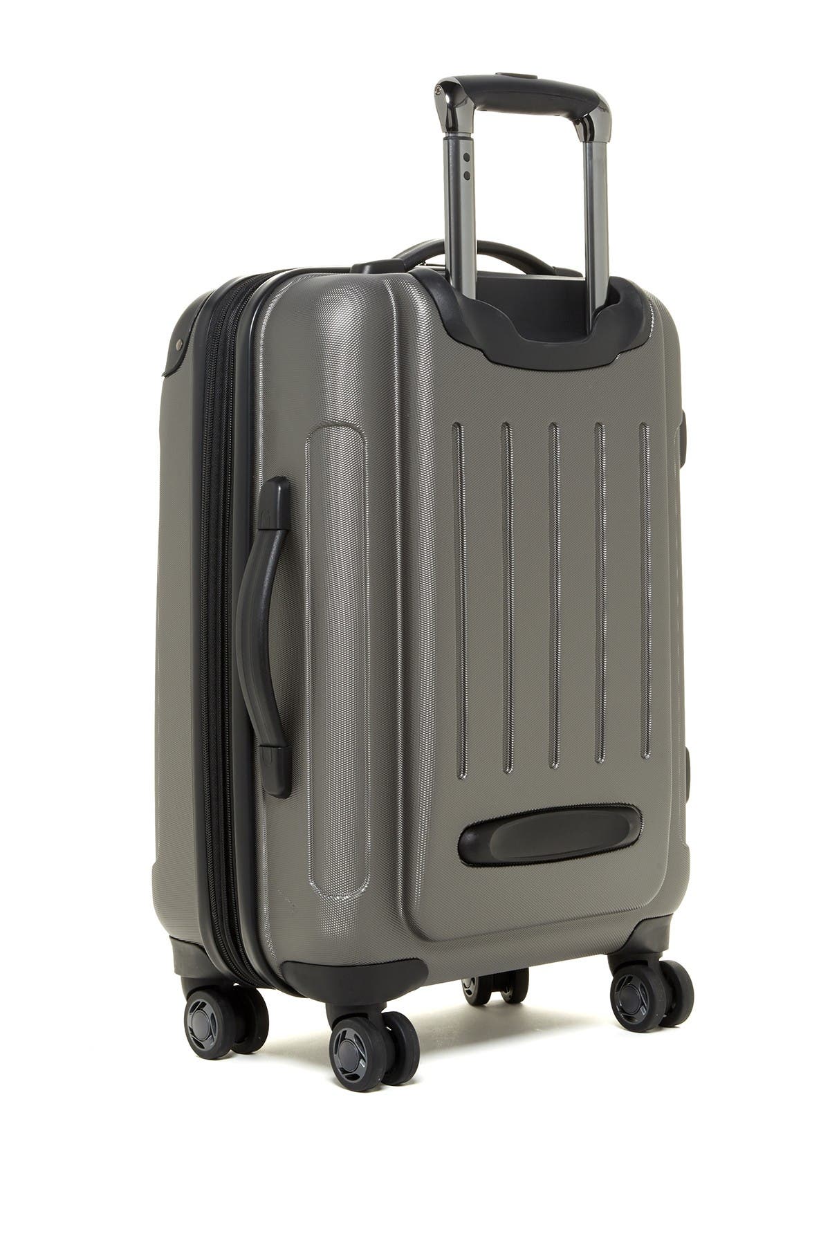 Kenneth Cole Reaction Renegade 20” Lightweight Hardside Expandable Carry-On Luggage, Alternate, color, Silver