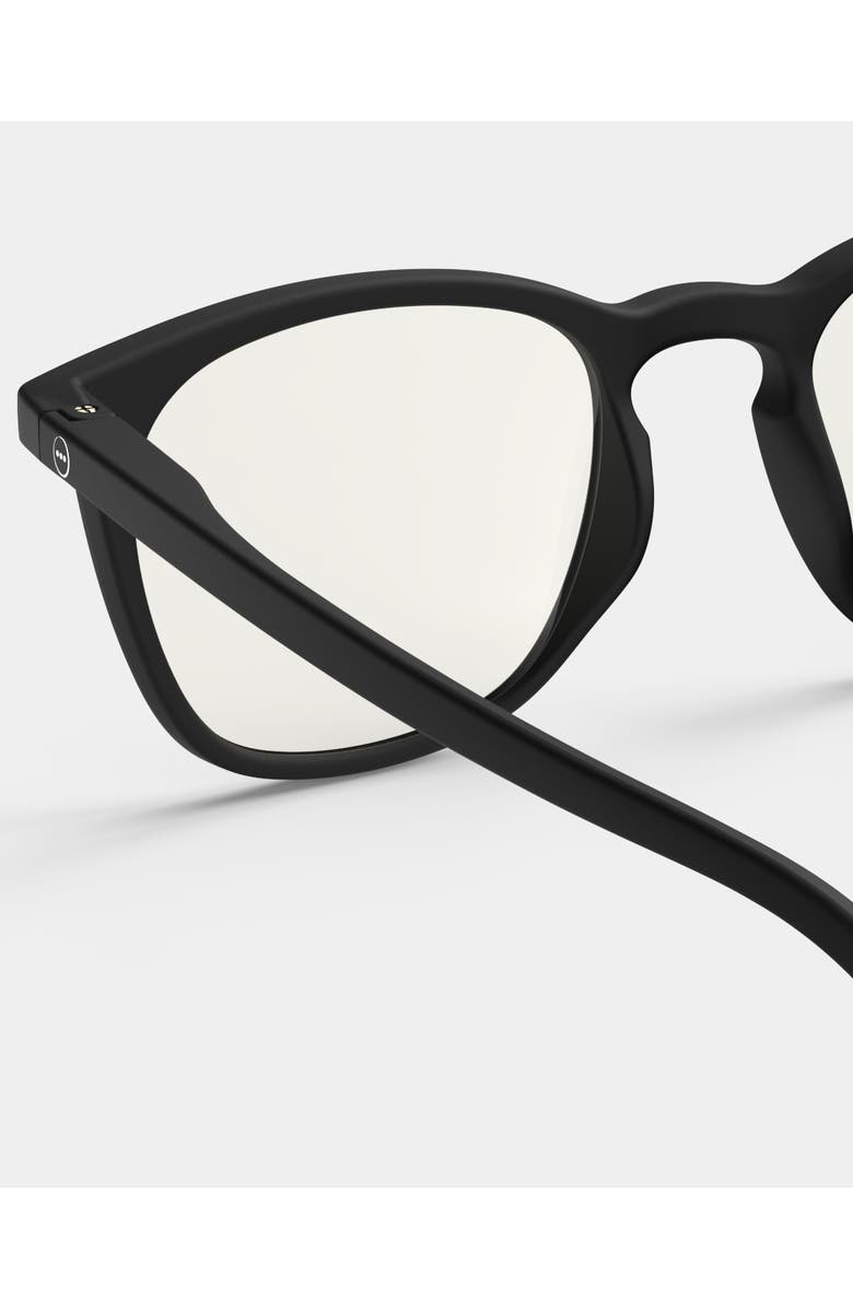 IZIPIZI #E 49mm Trapeze Screen Glasses, Alternate, color, Black