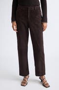 Vince Mid-Rise Suede Pants