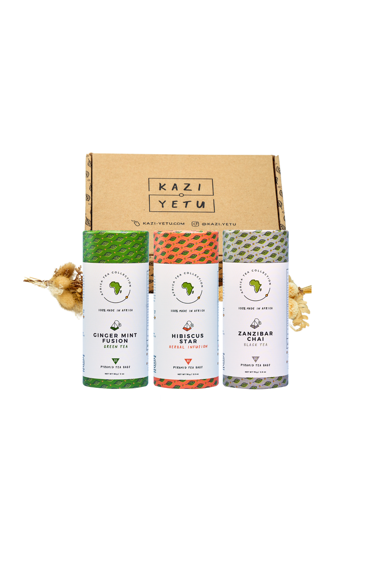 Kazi Yetu Tea Lover's Gift Set, Main, color, Multi
