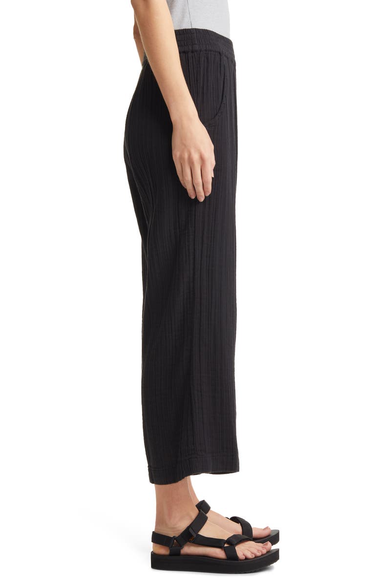 Rip Curl Premium Surf Cotton Beach Pants, Alternate, color, Black
