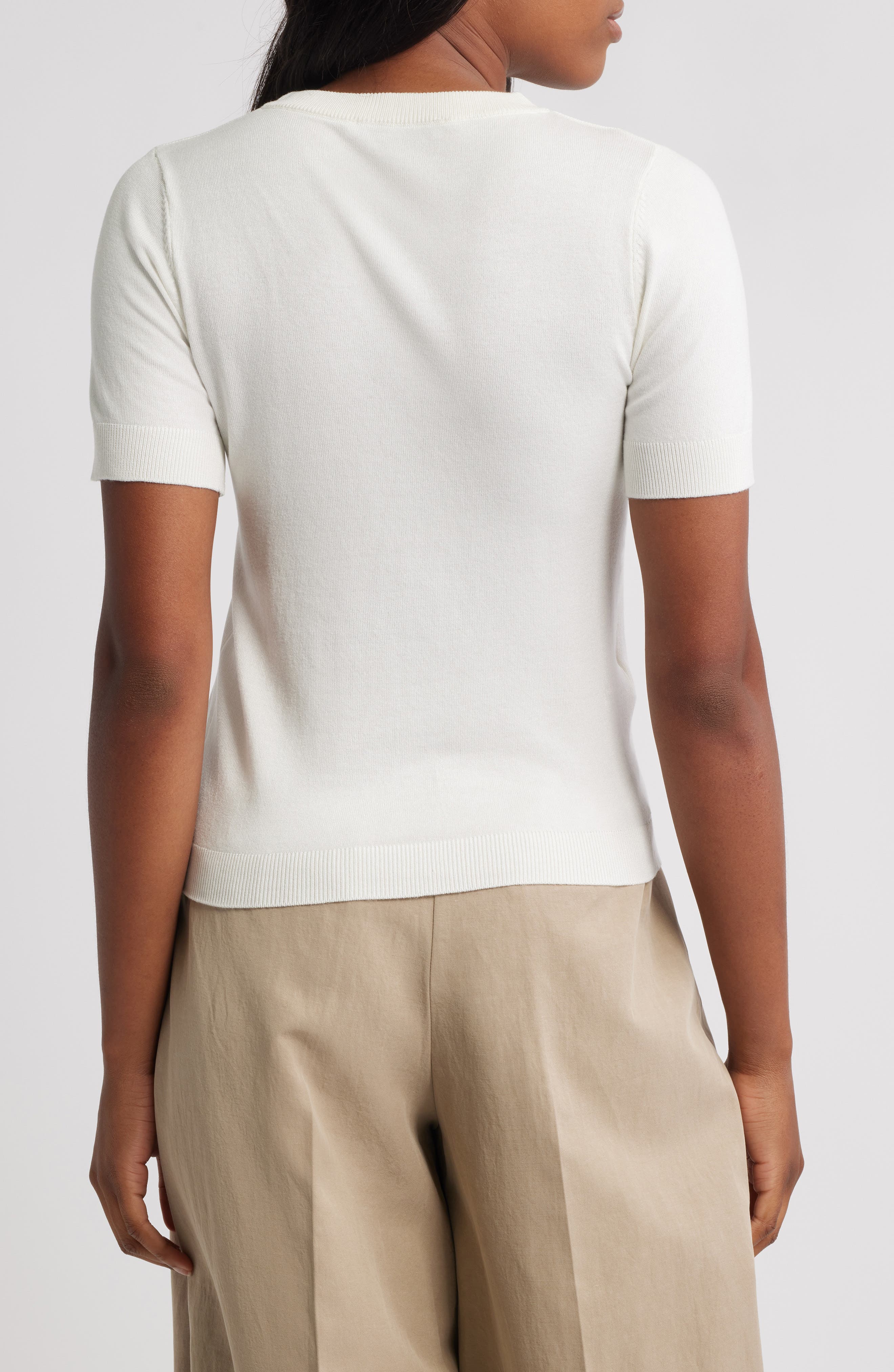 Short Sleeve Sweater - image 4