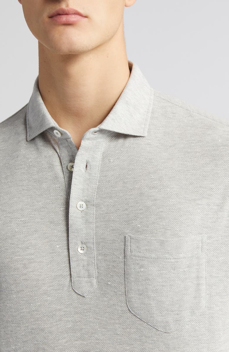 Peter Millar Crown Crafted Croxley Long Sleeve Polo, Alternate, color,