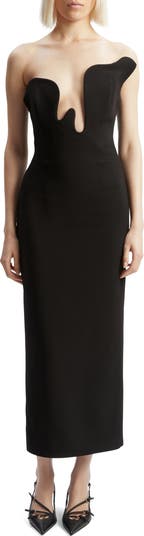 Rosalyn Strapless Midi Dress
