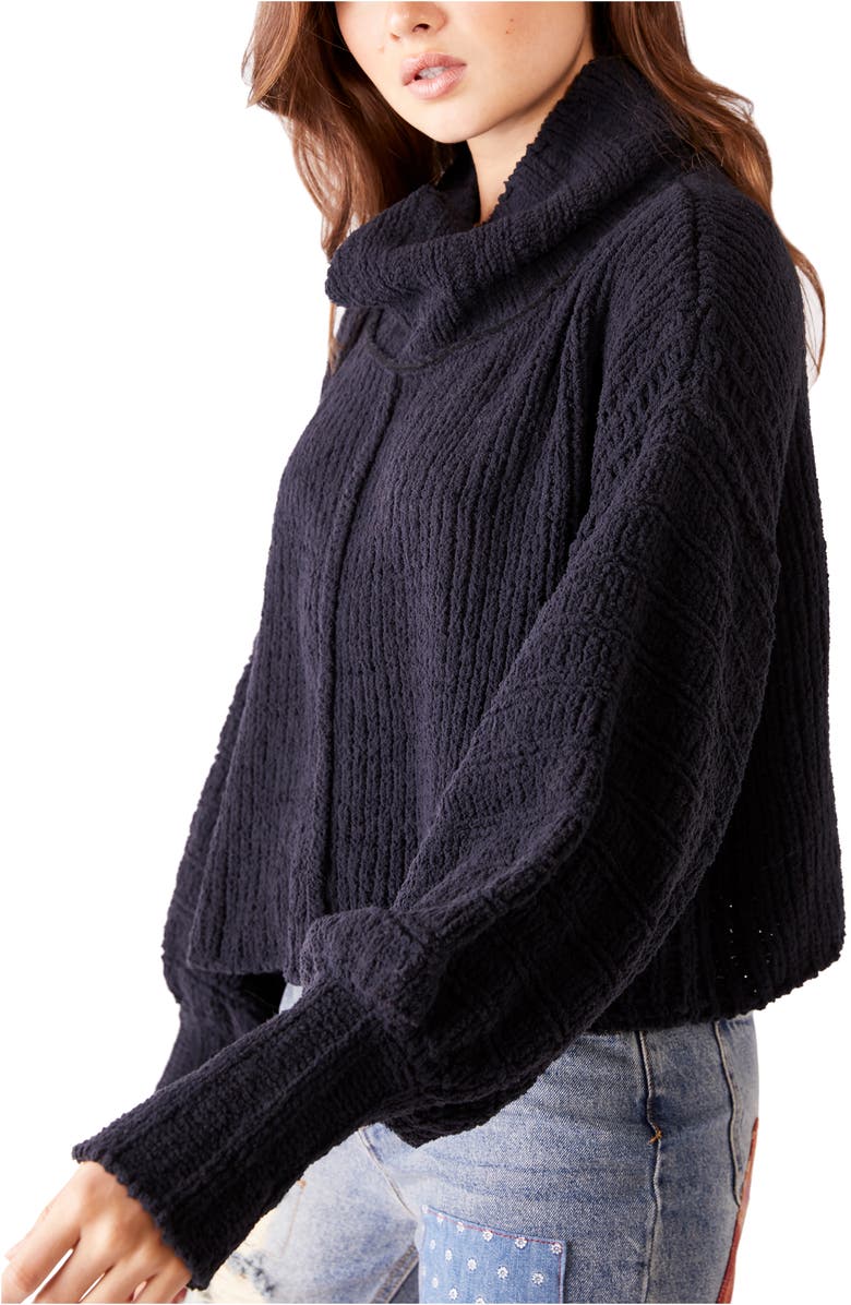 Free People Be Yours Cowl Neck Sweater, Alternate, color,