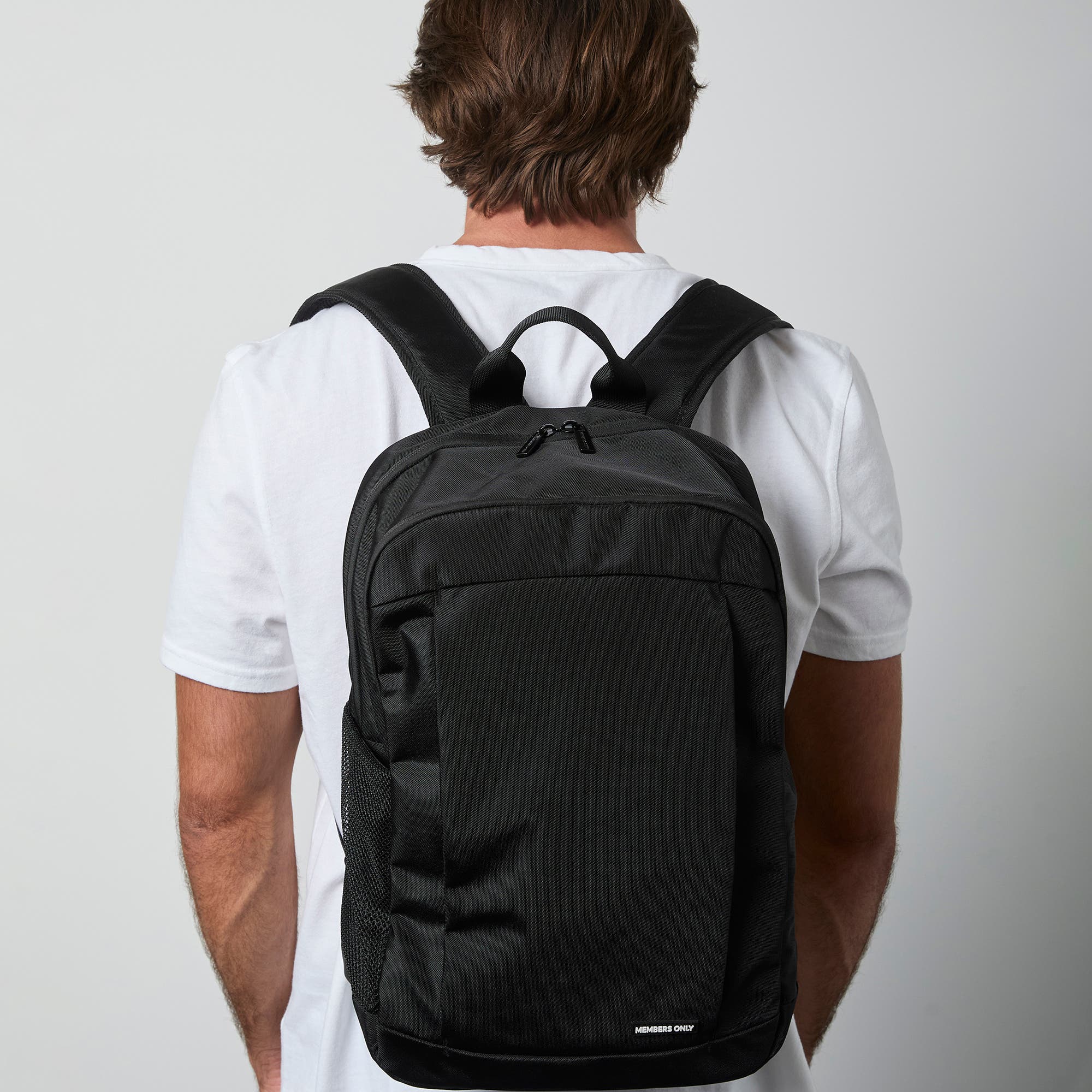 Members Only Travel Work Backpack with Computer Slot, Alternate, color, Black