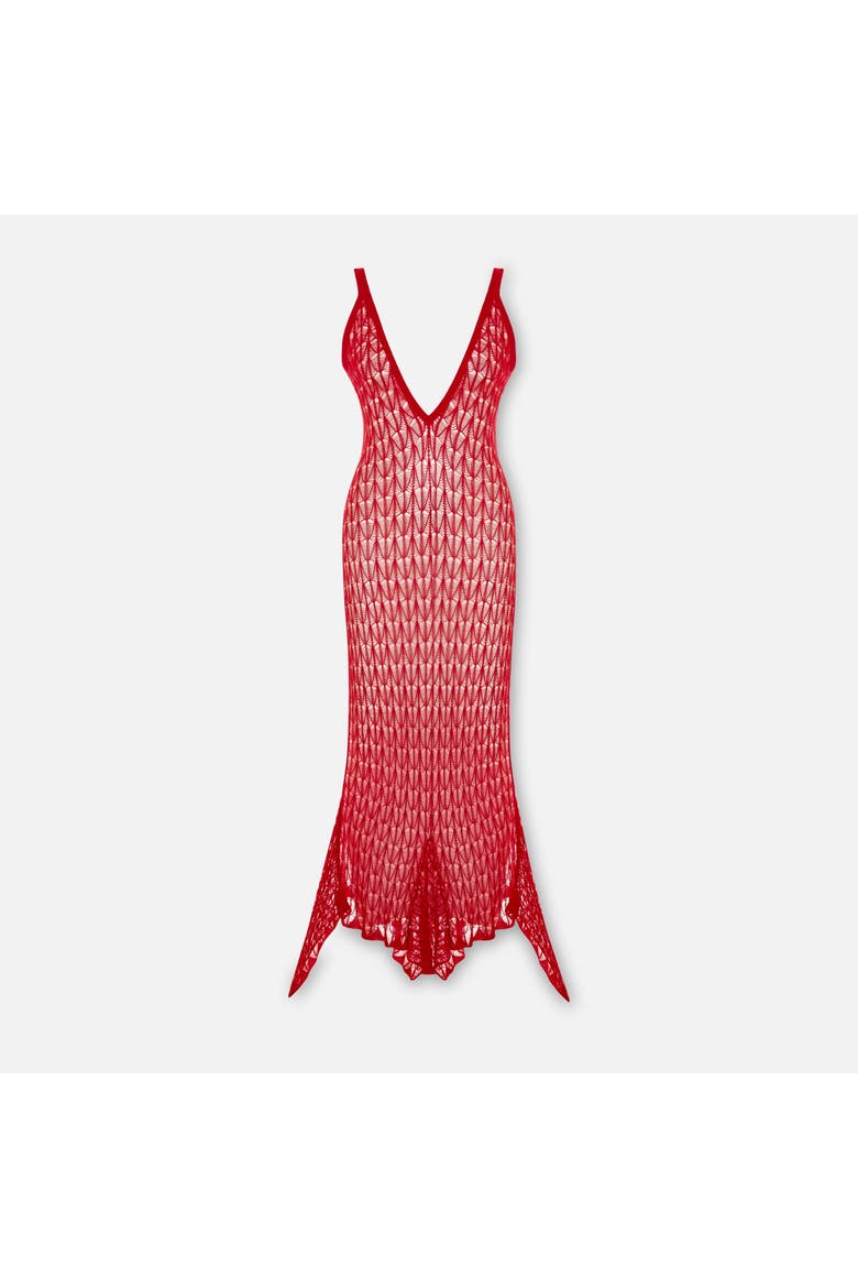 knitted maxi beach dress LOUSEA Women Beach Crochet Knit Dress tie Waist Hollow Out Cover up Dress Flower Embellished Maxi Dress Sleeveless Beach Dress (Blue,S) at Amazon Women's Clothing store