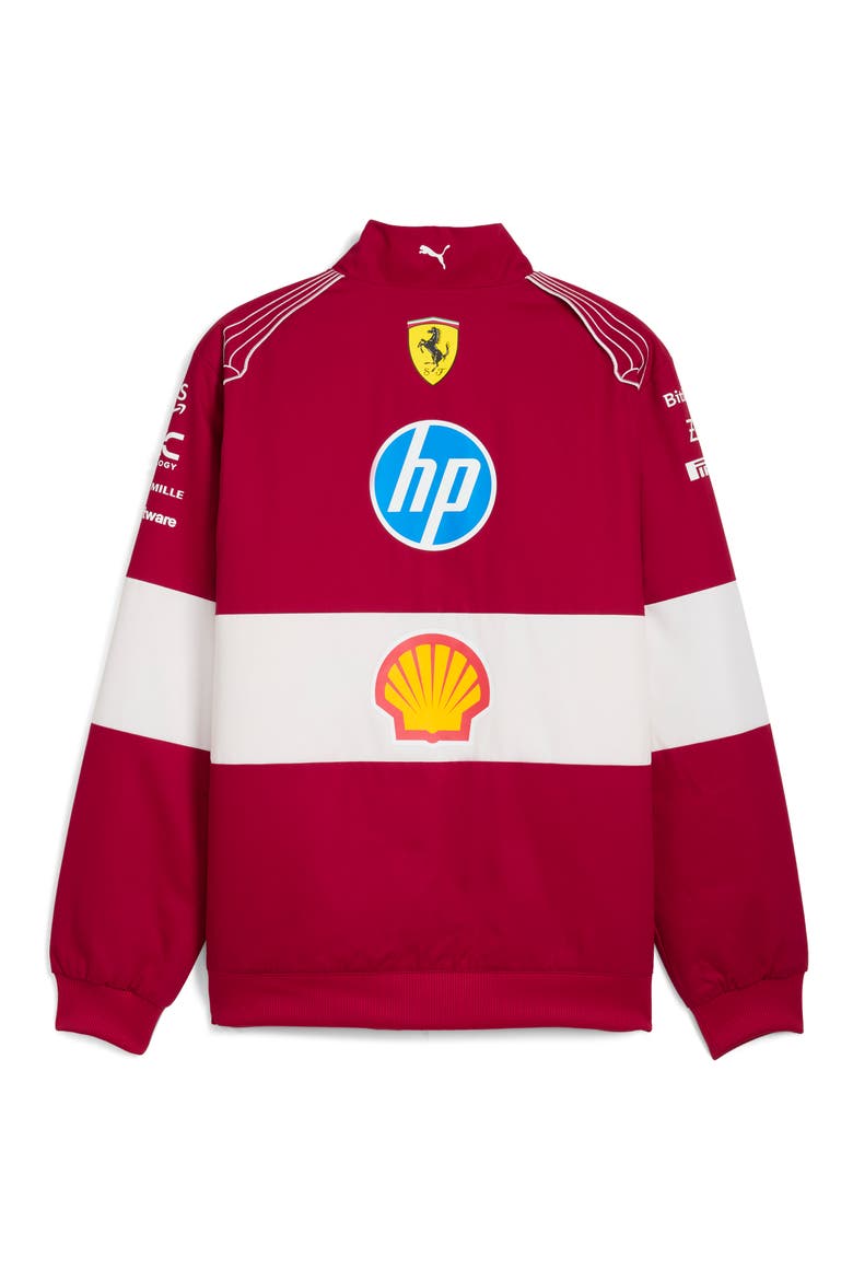 Scuderia Ferrari Team Racing Jacket, Alternate, color, DARK CHERRY