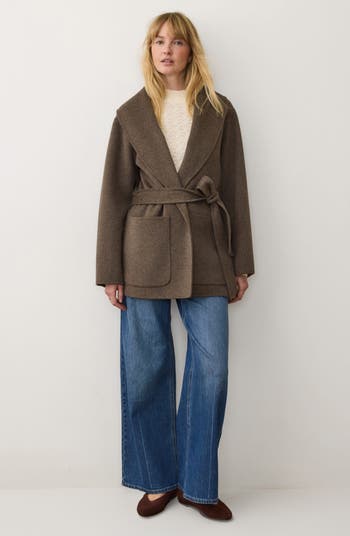 Colette Belted Wool Blend Jacket