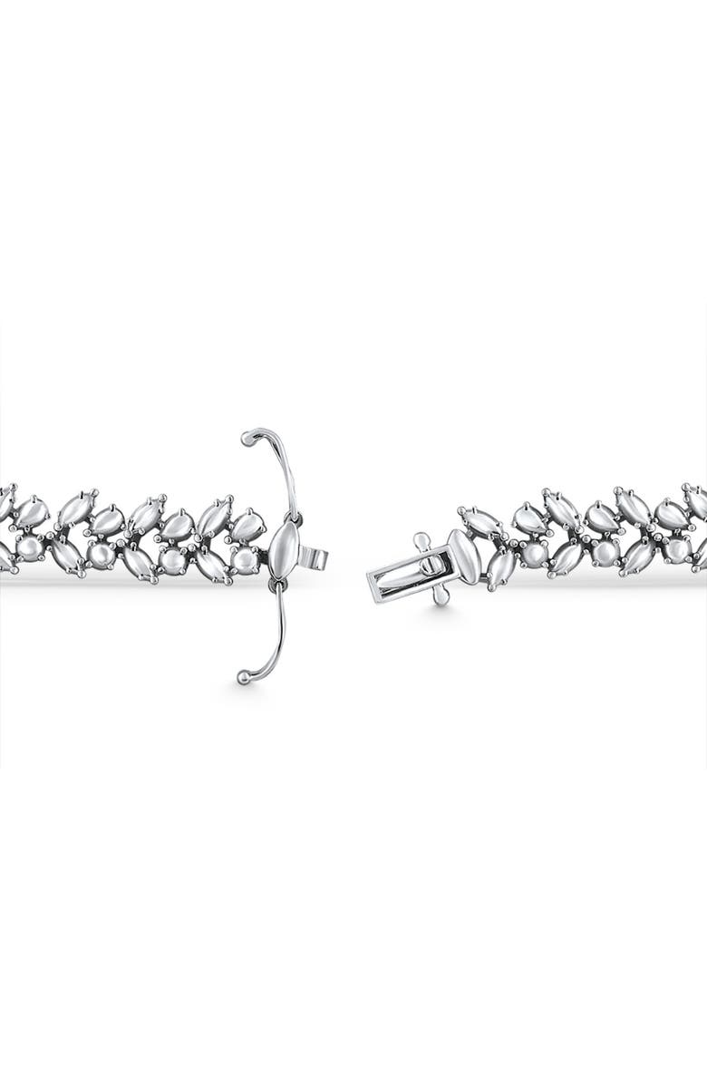 Bliss Diamond 16.65Ct Natural Diamond Necklace 18k Gold Asscher Lab Grown 12mm Emerald, Alternate, color, 18K White Gold