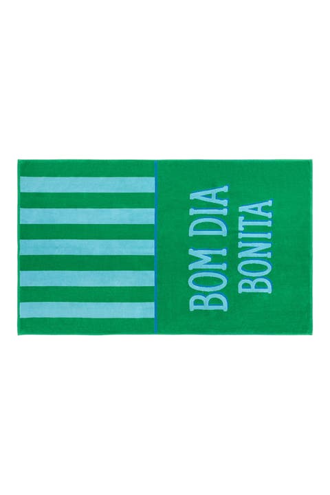 Tabea Bonita Jacquard %100 Cotton Velvet Beach Resort Style