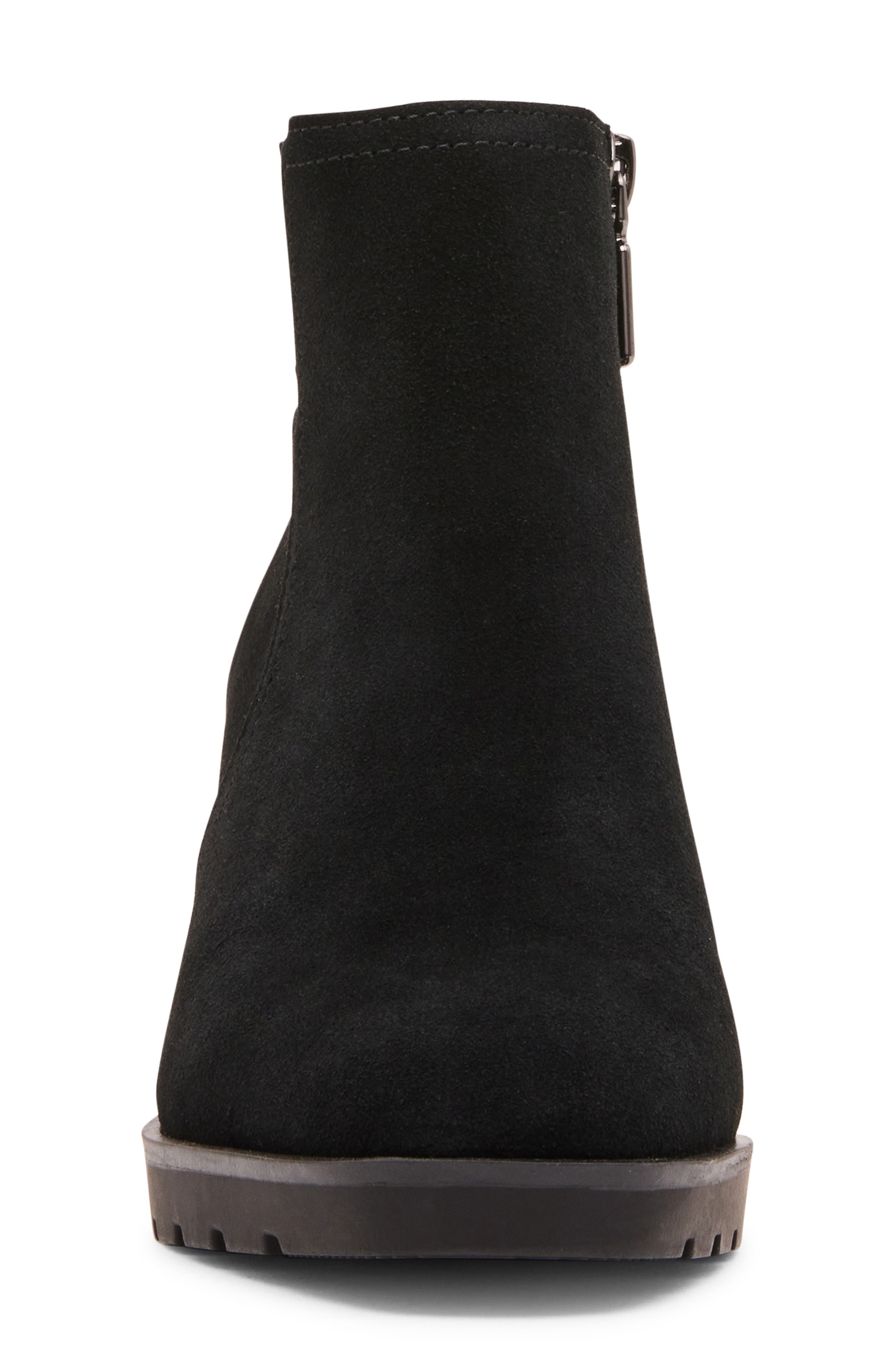 Genevive Waterproof Bootie, Alternate, color, BLACK SUEDE