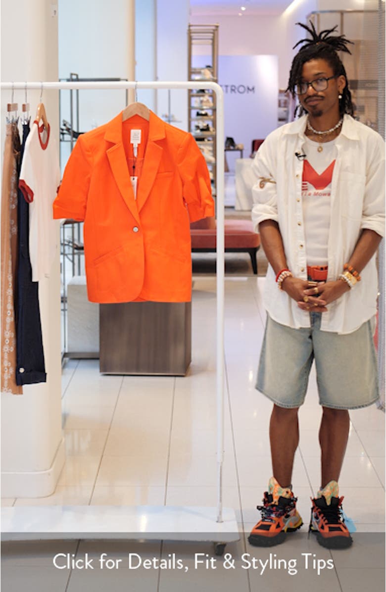 Stretch Cotton Blazer, sales video thumbnail