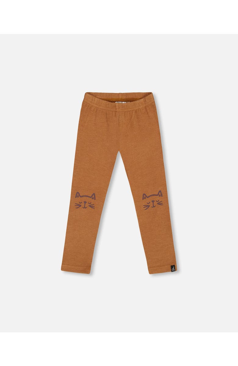 Deux par Deux Baby Girl's Leggings With Cat Print Hazel, Main, color, 