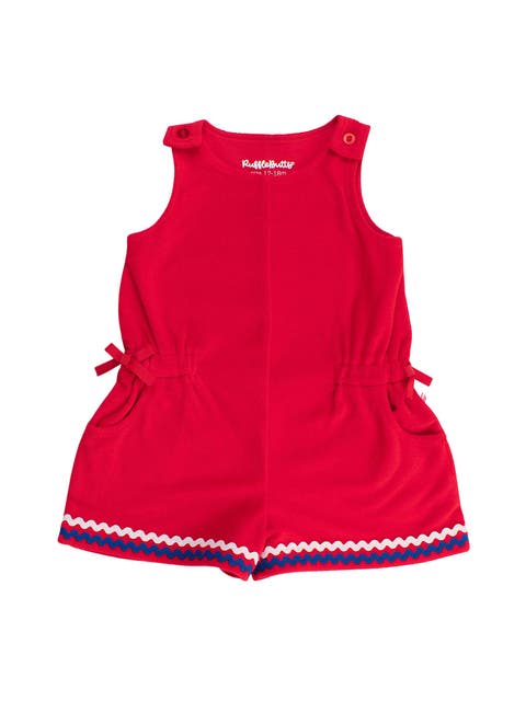 Girls Terry Cover-Up Romper