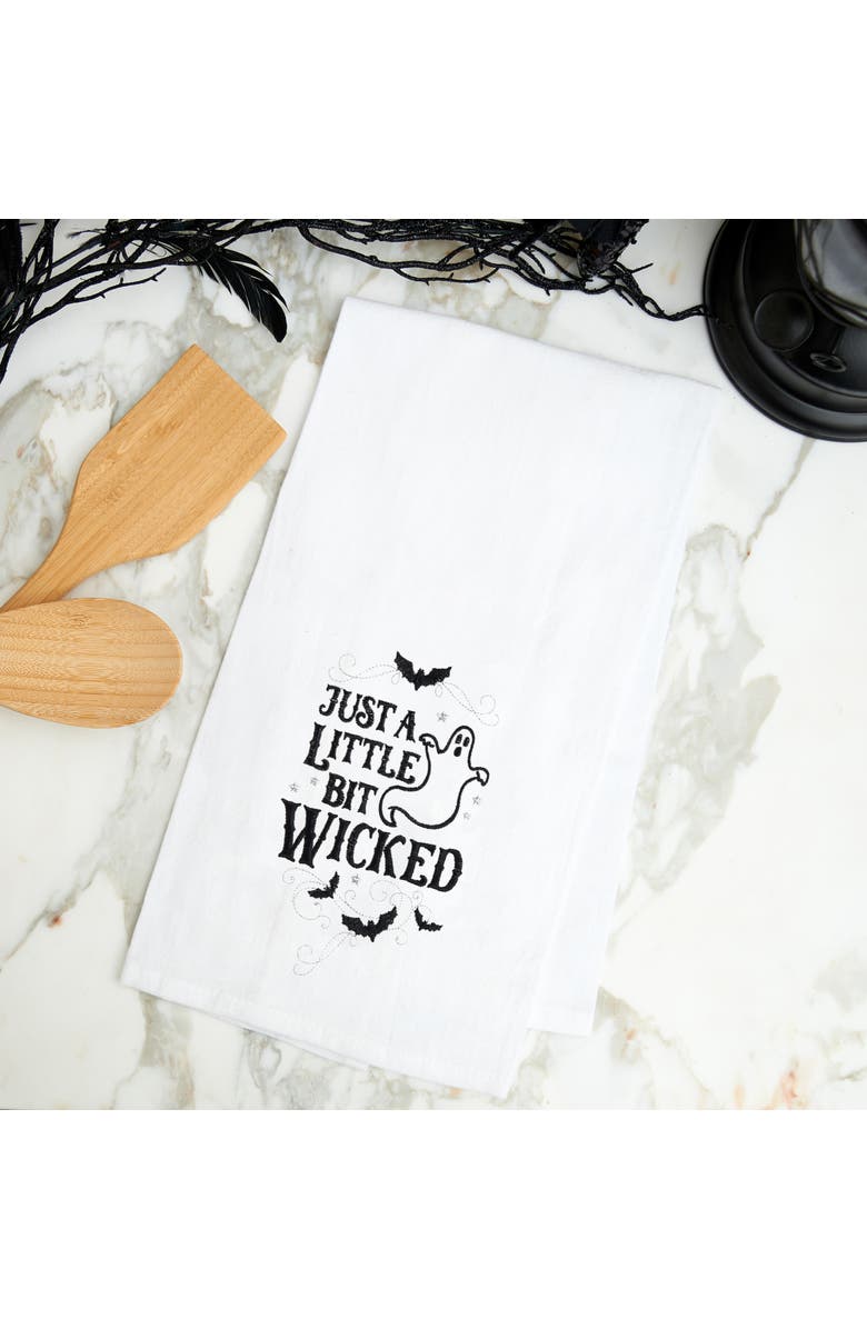 C&F Home Little Bit Wicked Ghost Towel, Alternate, color, White