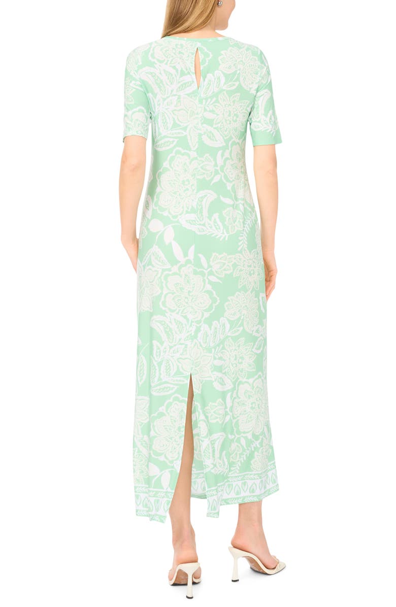 Vince Camuto Print Maxi Dress, Alternate, color, Lucent White