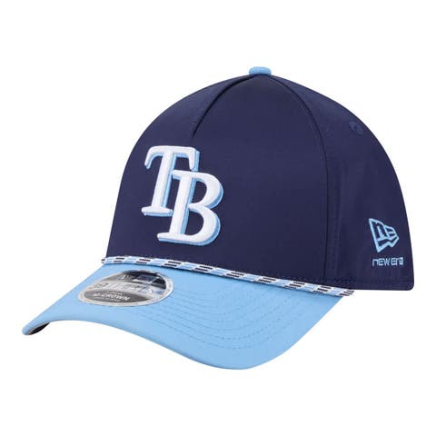 Men's New Era Navy/Light Blue Tampa Bay Rays Rope M-Crown A-Frame 39THIRTY Flex Hat
