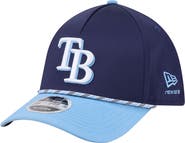 New Era Men's New Era Navy/Light Blue Tampa Bay Rays Rope M-Crown A-Frame 39THIRTY Flex Hat
