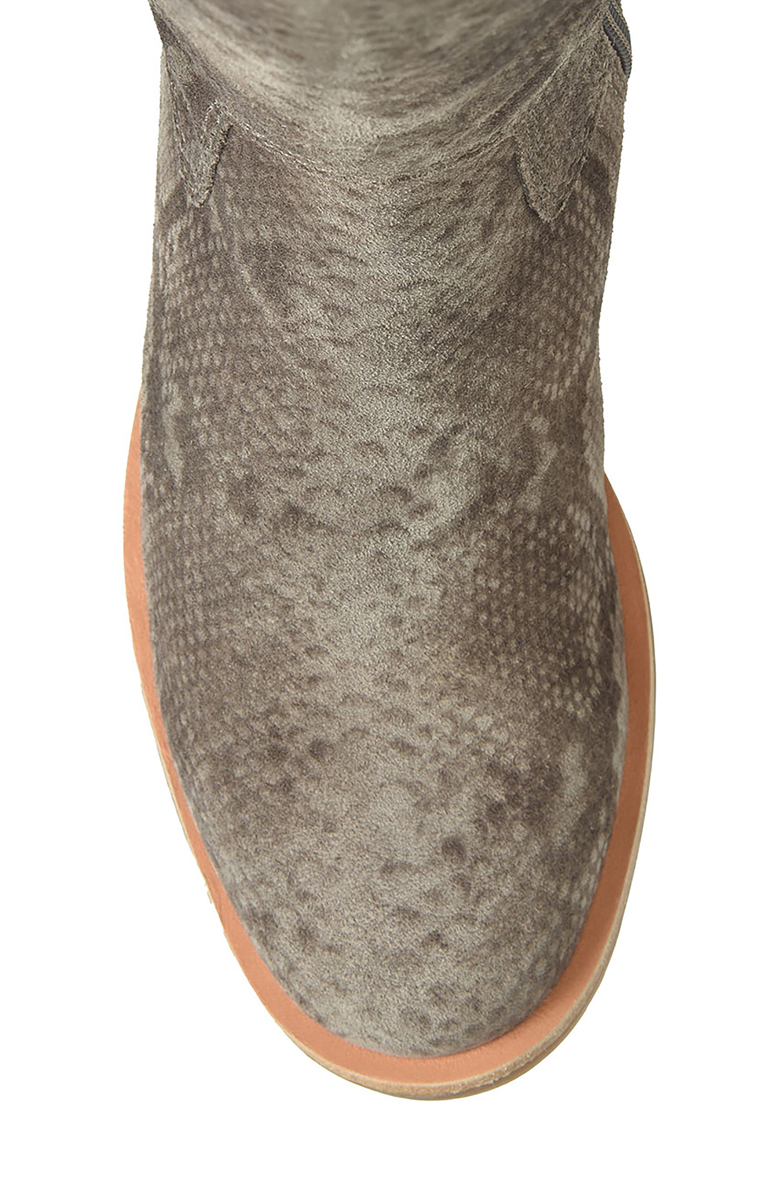 Sharnell II Waterproof Knee High Boot, Alternate, color, TAUPE SNAKE