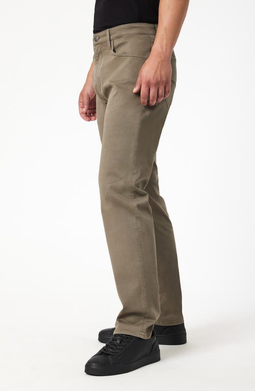 Mavi Jeans Zach Straight Leg Twill Pants In Olive Casual Twill