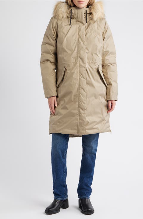 Vega Waterproof Insulated Parka with Faux Fur Trim