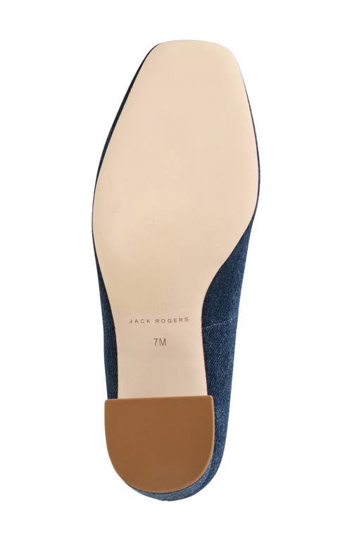 Jack Rogers Lenora Block Heel Pump In Blue