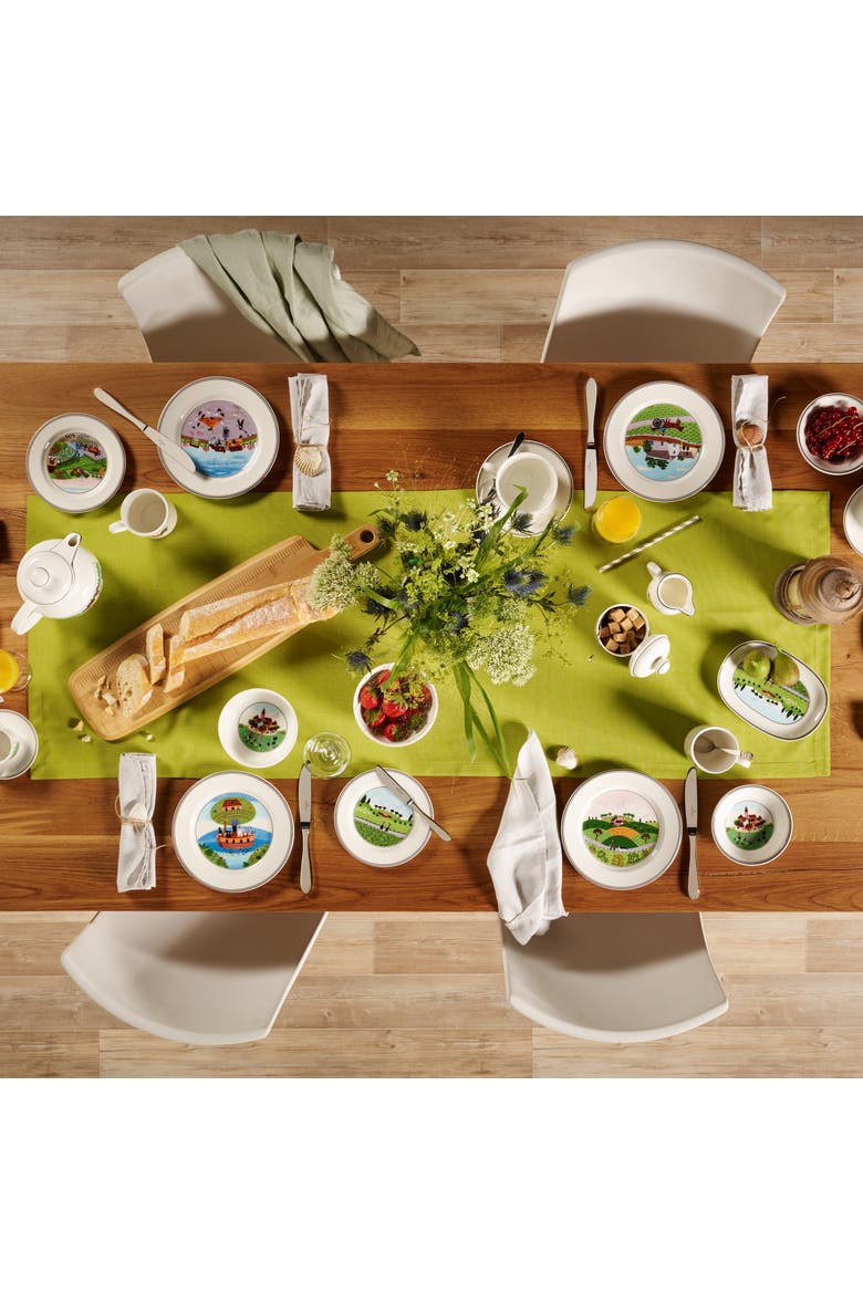 Design Naif Salad Plate #5 By the Fireside, Alternate, color, None