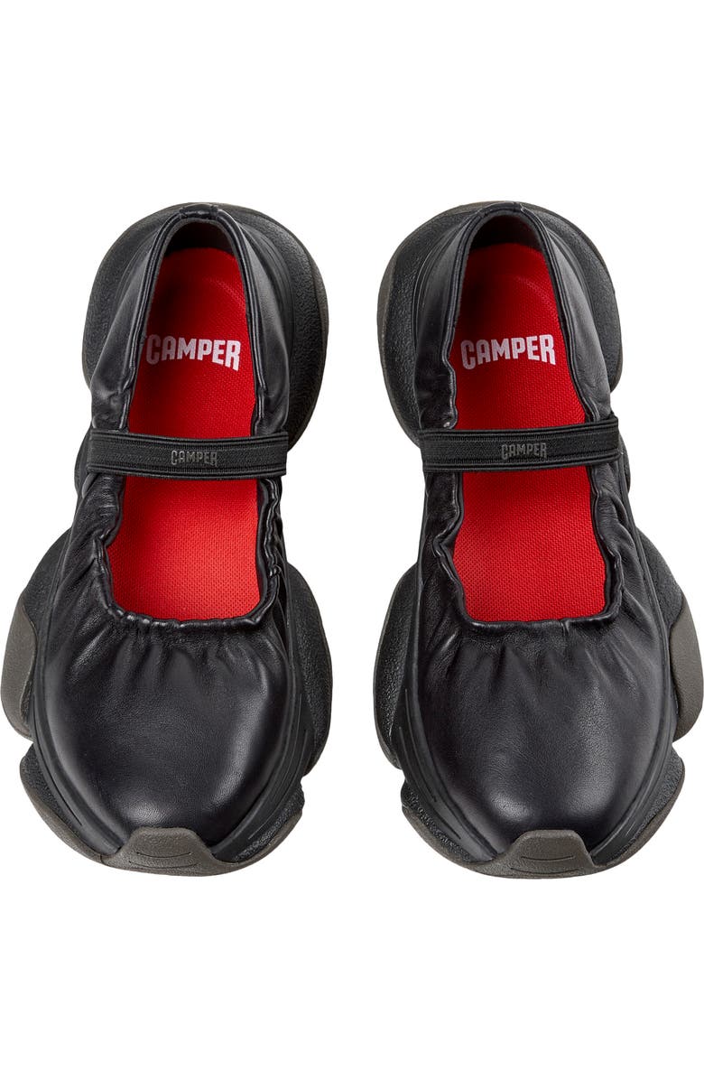 Camper Karst 2 Mary Jane Sneaker, Alternate, color, Black Black
