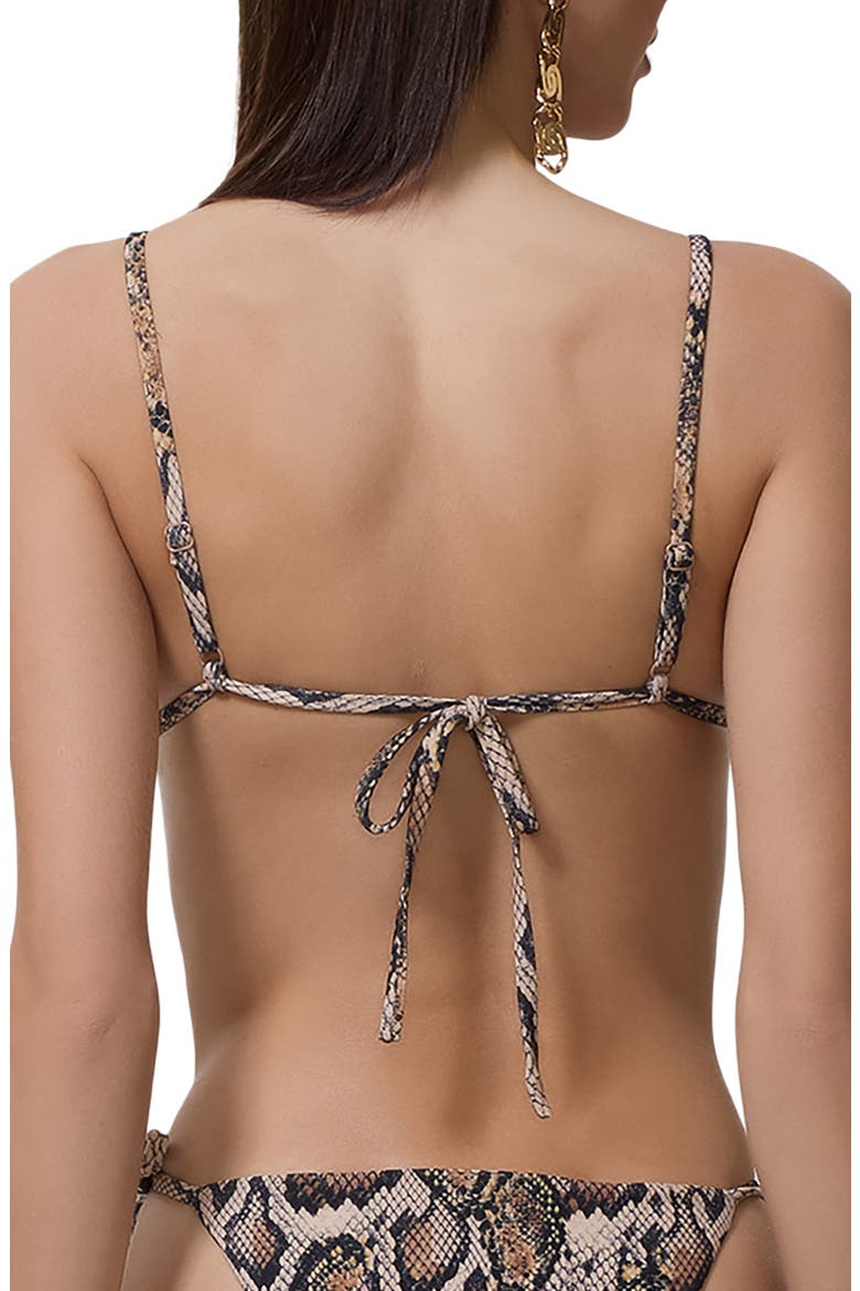 Capri Triangle Bikini Top, Alternate, color, SAND SERPENT