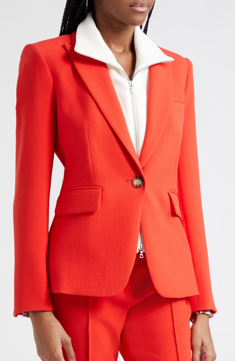 Veronica Beard Cutaway Dickey Jacket, Alternate, color,