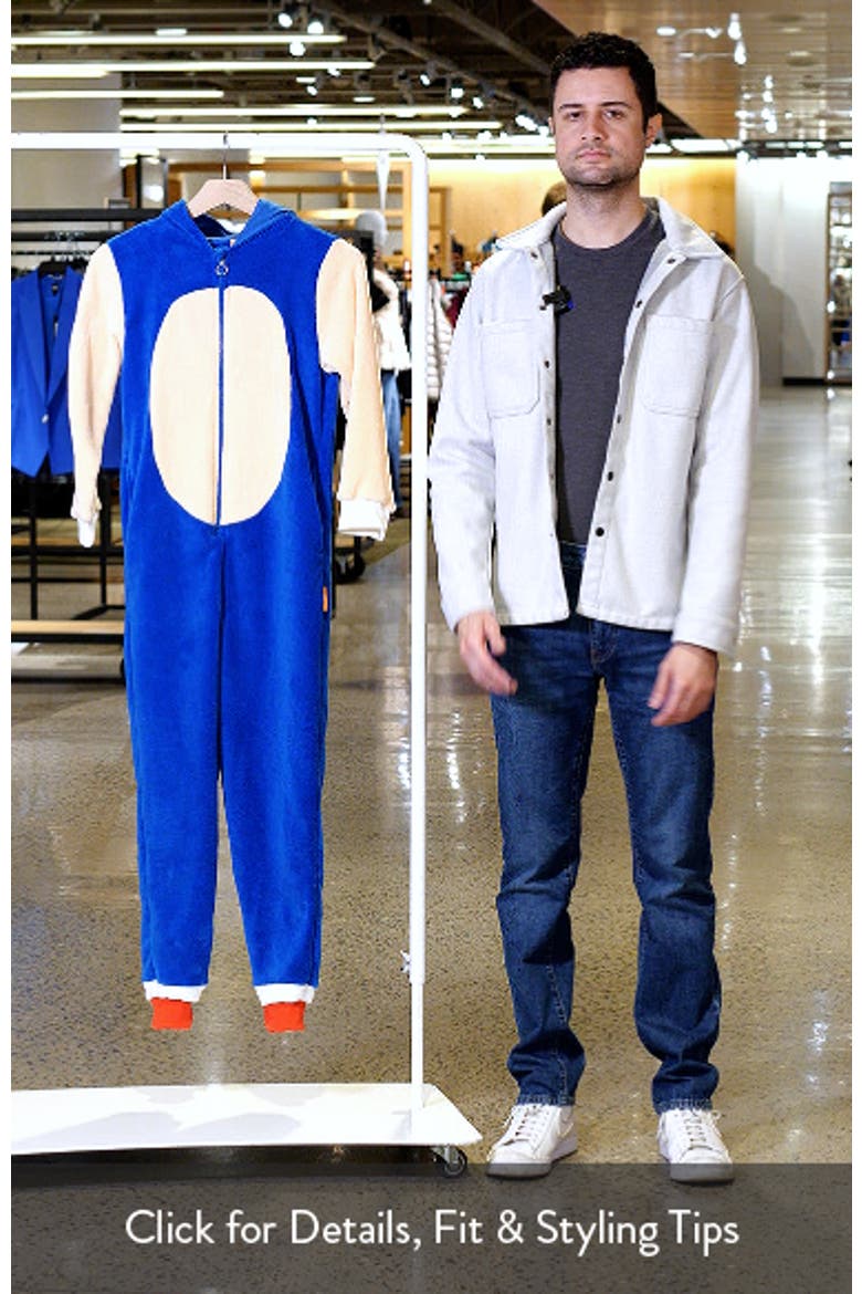 Kids' Sonic the Hedgehog® One-Piece Hooded Jumpsuit video