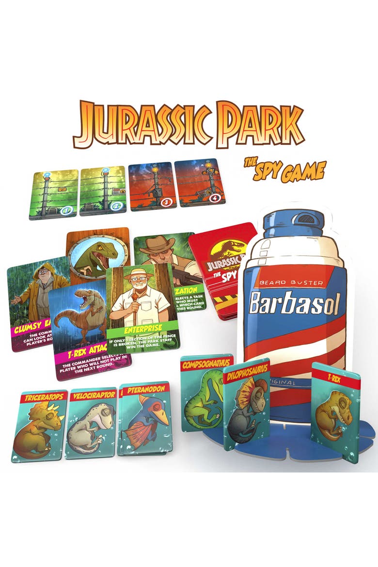 Jurassic Park The Spy Game of Deception and Strategy, Alternate, color, Multicolored