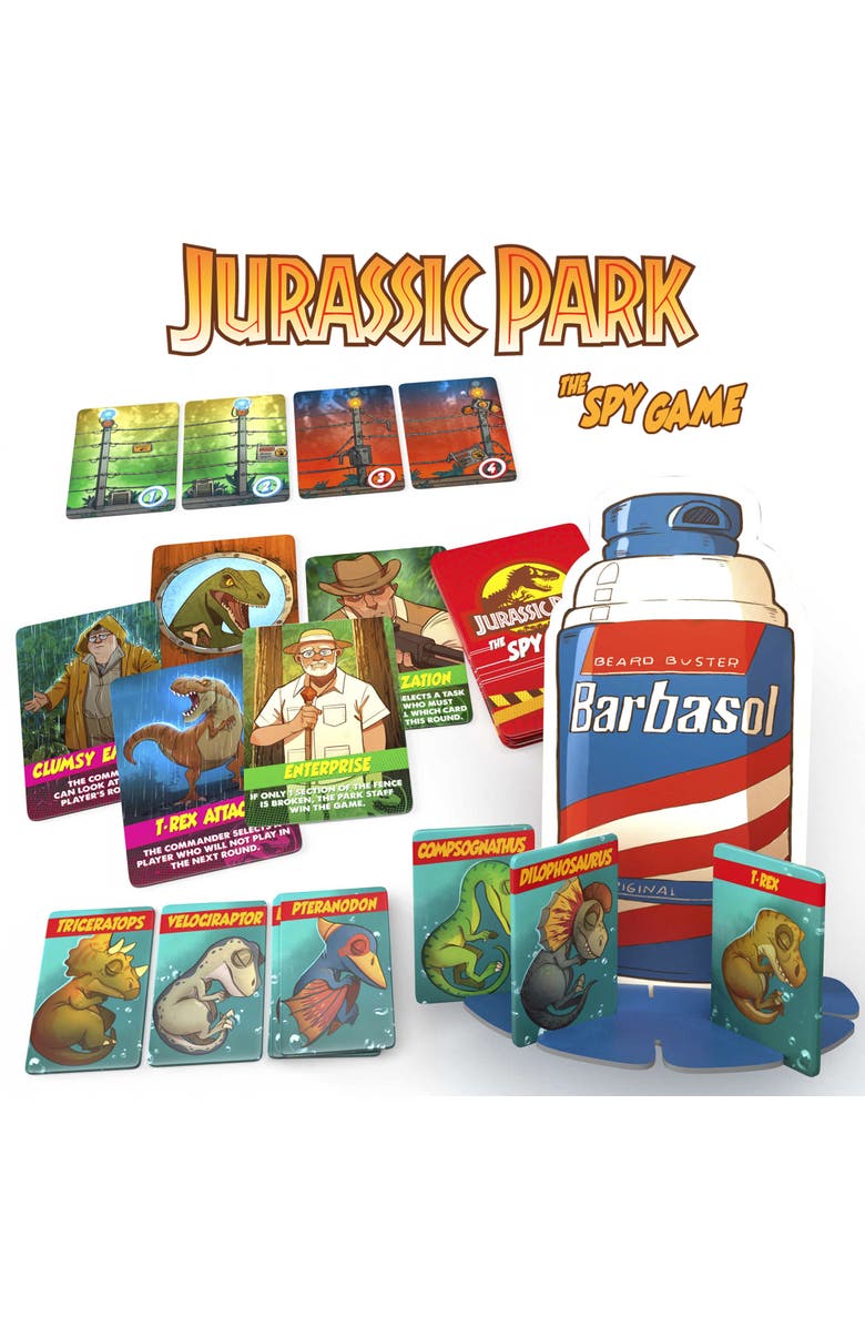 Doctor Collector Jurassic Park The Spy Game of Deception and Strategy, Alternate, color, Multicolored
