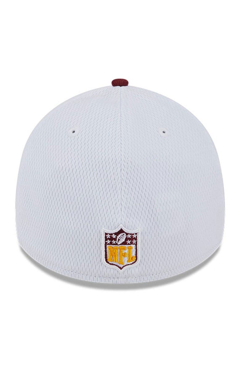 New Era Men's New Era White/Burgundy Washington Commanders 2023 Sideline 39THIRTY Flex Hat, Alternate, color, White