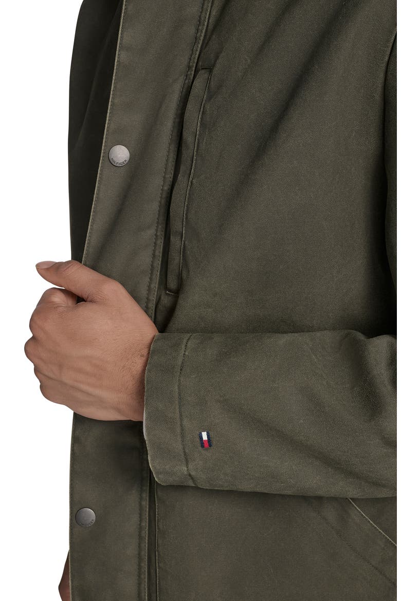 Barn Jacket with Corduroy Collar, Alternate, color, FOREST NIGHT