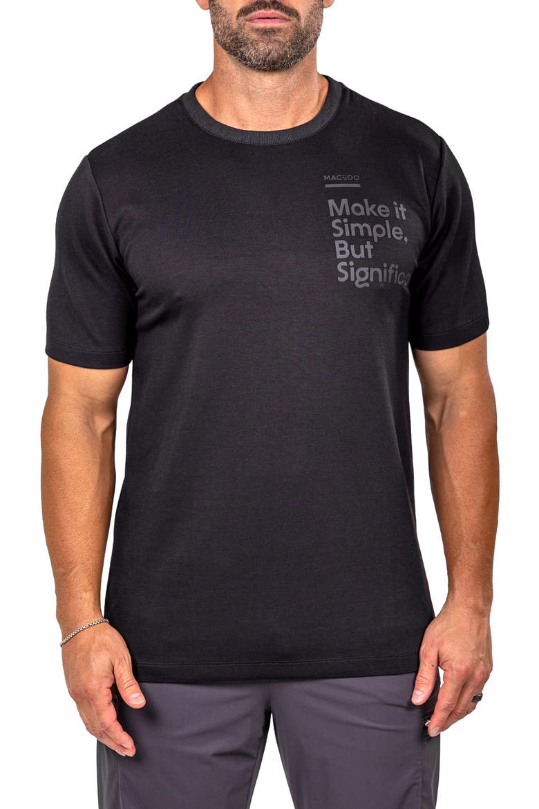 Marthyr Graphic T-Shirt, Main, color, BLACK