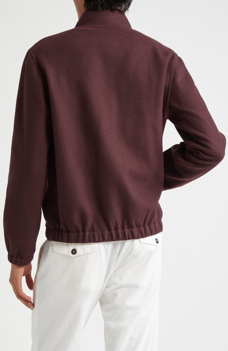 Eleventy Wool Double Face Jacket, Alternate, color, Barolo