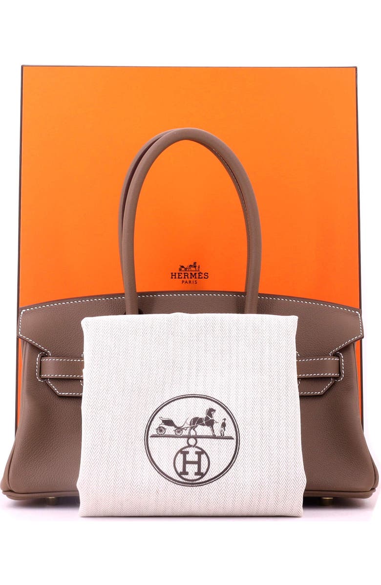 Pre-Owned Hermes Shoulder Light Birkin Bag Evercolor 29, Alternate, color, Etoupe