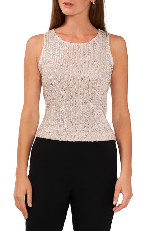 Sequin High-Low Tank